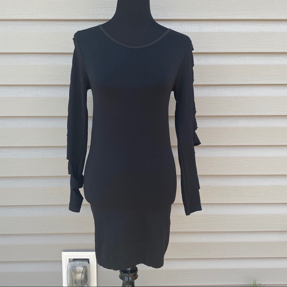 Bodycon Dress Cut Out Sleeves Size S/M